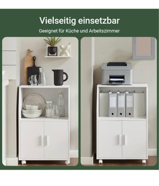 Mueble auxiliar blanco