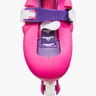 Patines Línea Niños Oxelo Ajustable 3 tallas Play 3 Rosa