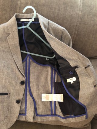 Chaqueta gris de Hugo Boss
