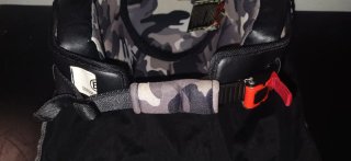 Casco Jet Moto Camuflaje Gris