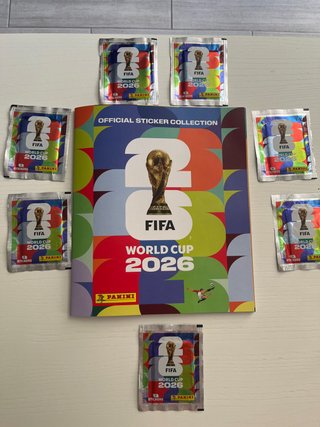 Álbum Mundial 2026 + 7 Sobres Panini