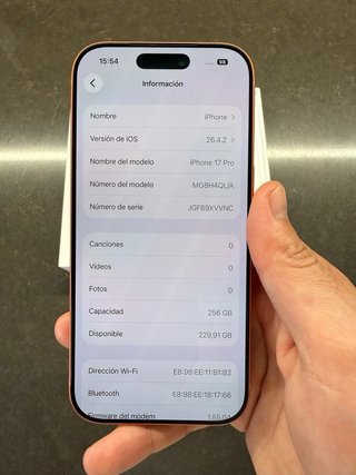 iPhone 17 PRO 256GB NUEVO NEGOCIABLE