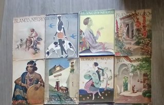 Revistas antiguas BLANCO Y NEGRO 1923-24
