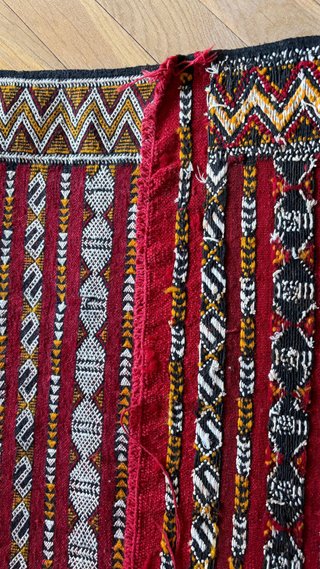 Tappeto Kilim Marocchino in Lana Fatto a Mano