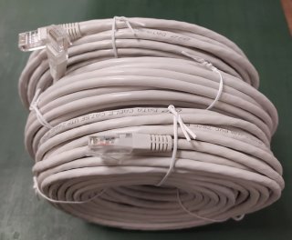 Tre Cavi di rete LAN Cat 5e da 20 mt cad.