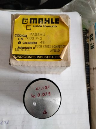 Puch Cross Pistón Mahle Competición 4
