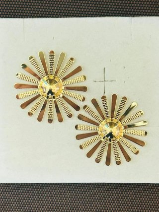 Orecchini vintage donna oro