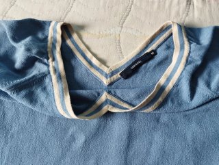 Camiseta vintage azul