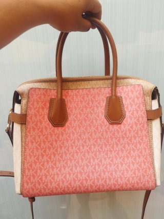 Bolso Michael Kors Rosa y Beige PRECIO NO NEGOCIAB