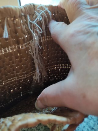 Borsa in paglia artigianale