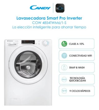 Lavadora Candy Smart Pro 8kg 1400rpm