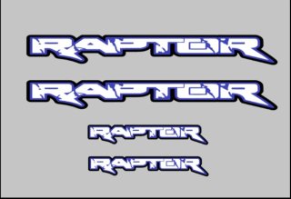 Pegatinas Raptor Moto