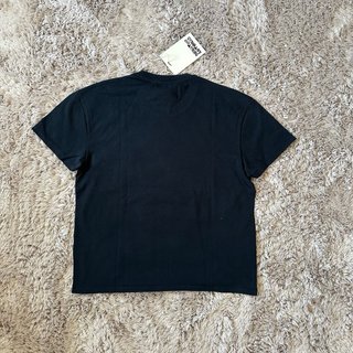Zara x Bad Bunny Navy Cropped Love Slogan T-Shirt