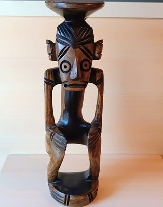 Escultura Madera Arte Taíno Maciza
