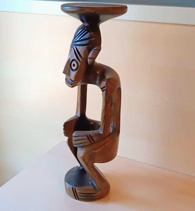 Escultura Madera Arte Taíno Maciza