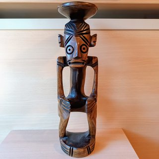 Escultura Madera Arte Taíno Maciza