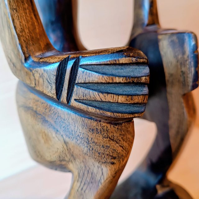 Escultura Madera Arte Taíno Maciza