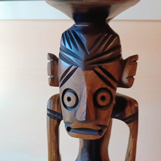 Escultura Madera Arte Taíno Maciza