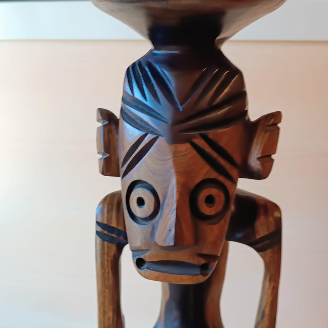 Escultura Madera Arte Taíno Maciza