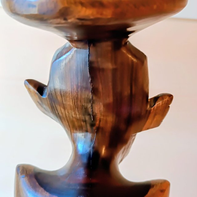 Escultura Madera Arte Taíno Maciza
