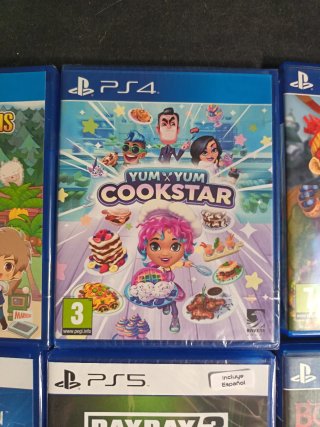 Juegos ps4 y ps5 a 15€ unidad.