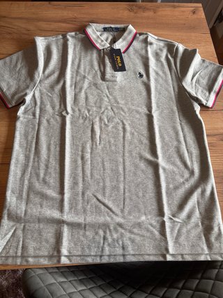 Polo Ralph Lauren Cinza Tamanho XL