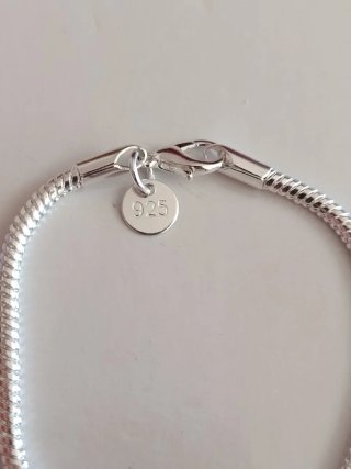 Pulsera de plata y charm Minnie Disney