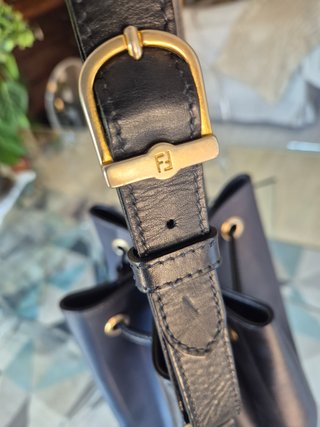 Borsa a spalla Fendi Blu Autentico 100%