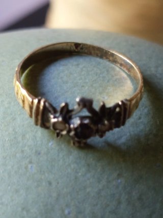 Anillo antiguo victoriano amatista