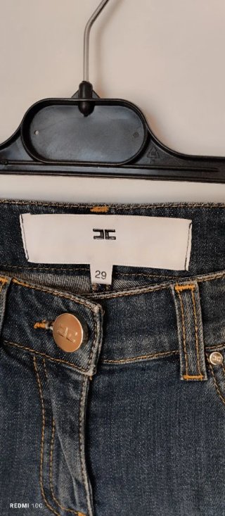 Jeans Elisabetta Franchi strappati blu