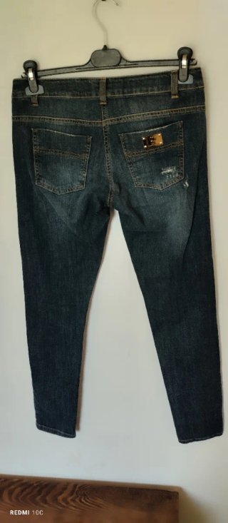 Jeans Elisabetta Franchi strappati blu