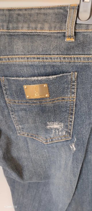 Jeans Elisabetta Franchi strappati blu
