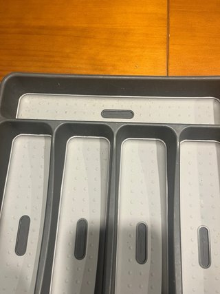 Organizzatore per Utensili da Cucina in Plastica Grigia
