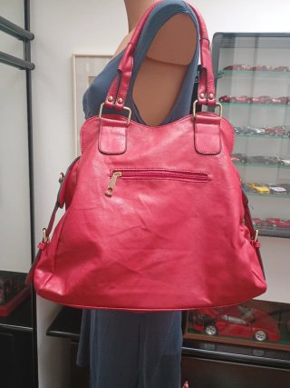 Borsa donna rosso Borgogna nuova