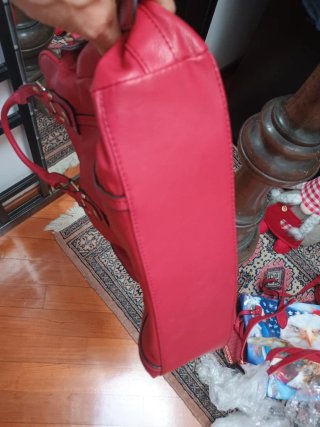 Borsa donna rosso Borgogna nuova