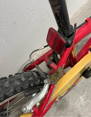 Bicicleta Infantil Conor Rock 180 Roja y Blanca