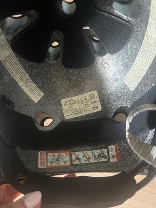 Casco infantil negro