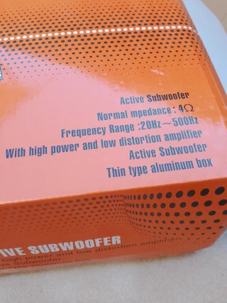 Subwoofer Attivo Ultrapiatto 1000W