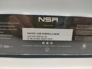 Formula 1. 86/89 NSR