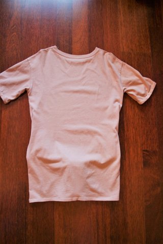 Vestido Bershka Sudadera Nude Talla S