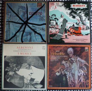 Lote nº5 de 8 cajas Vinilos Ópera Clásica