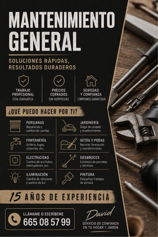 SERVICIO DE MANTENIMIENTO GENERAL – PROFESIONAL Y