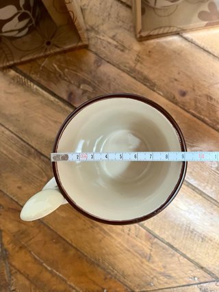 Set de 3 tazas de cerámica con cuchara