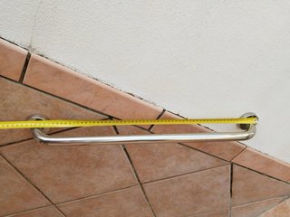Pack 3 Agarraderas Metálicas Baño