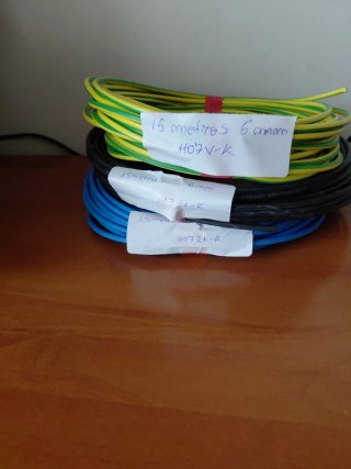 Cable Eléctrico H07V-K 6mm 15m