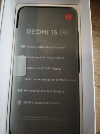 Xiaomi Redmi 15 5G - Batería 7000mAh