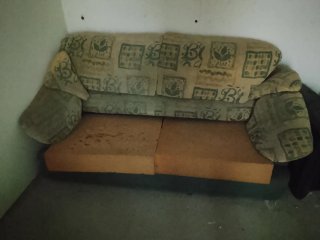 Sofá de 3 plazas en tela