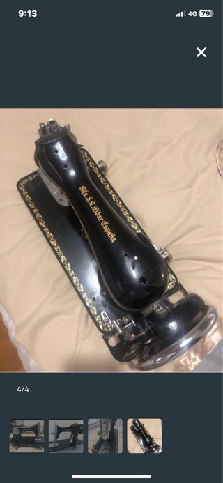 Máquina de coser antigua Alfa