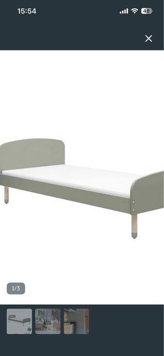 Juego de dos camas danesas Marca Flexa 90x1,90
