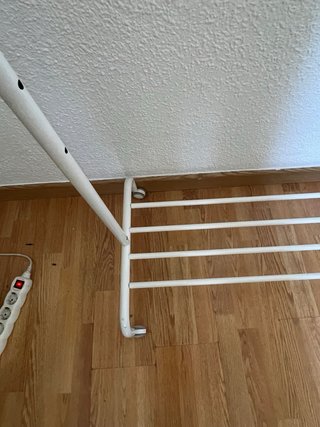 Burro perchero Ikea blanco